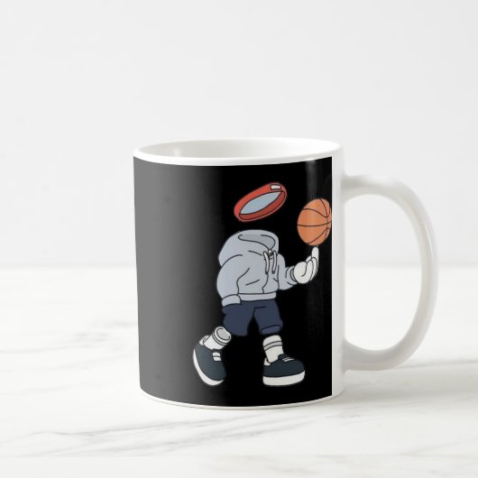 Basketball Design Basketball Kaffeetasse (Rechts)