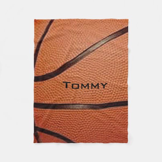 Basketball Design Fleece Blanket (Vorderseite)