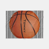 Basketball Design Fleece Blanket (Vorderseite (Horizontal))