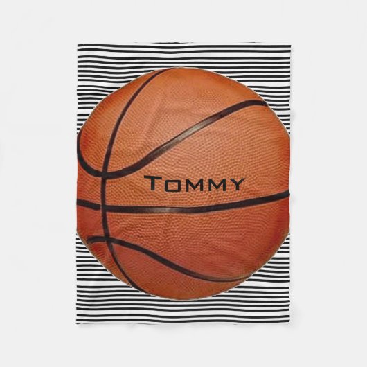 Basketball Design Fleece Blanket (Vorderseite)