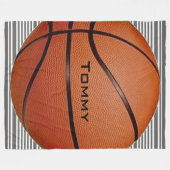 Basketball Design Fleece Blanket (Vorderseite (Horizontal))