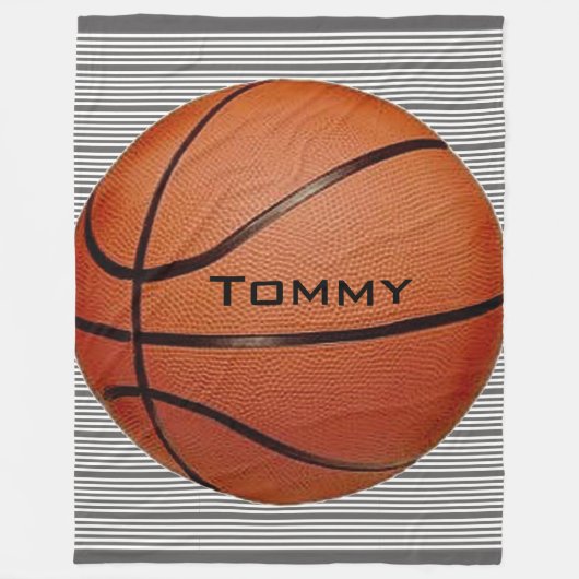 Basketball Design Fleece Blanket (Vorderseite)