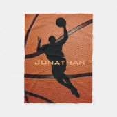 Basketball Design Fleece Blanket (Vorderseite)