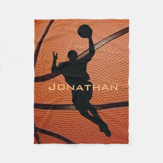 Basketball Design Fleece Blanket (Vorderseite)