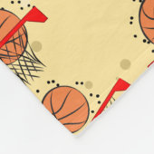Basketball-Design Fleecedecke (Ecke)