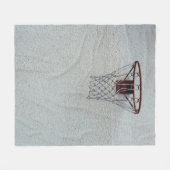 Basketball-Design Fleecedecke (Vorderseite (Horizontal))