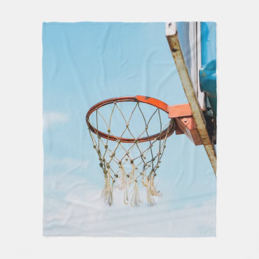 Basketball-Design Fleecedecke (Vorderseite)
