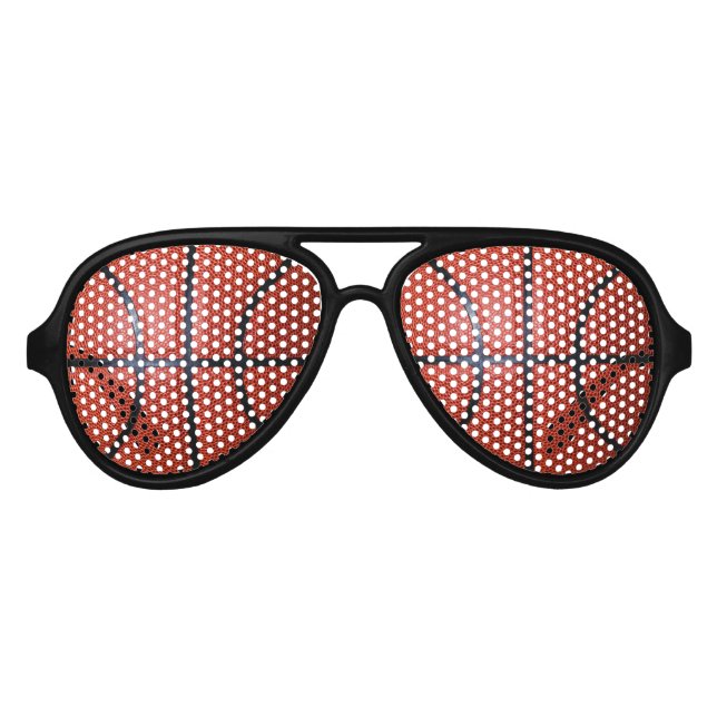 Basketball Design Foto Sonnenbrille Shades (Vorderseite)