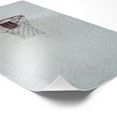Basketball-Design Fotodruck (Ecke)