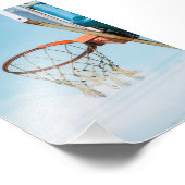 Basketball-Design Fotodruck (Ecke)