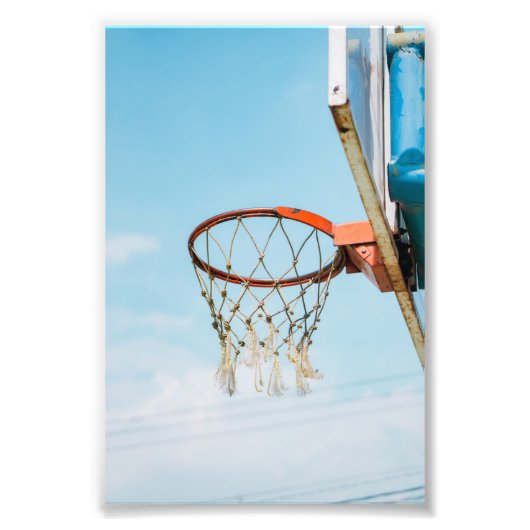 Basketball-Design Fotodruck (Vorne)