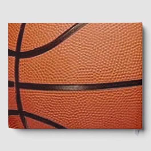 Basketball Design Gästebuch (Rückseite)