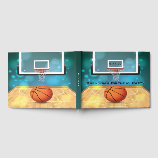 Basketball Design Gästebuch (Voll)
