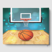 Basketball Design Gästebuch (Rückseite)