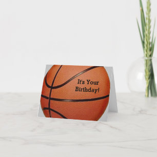 Basketball Design Geburtstagskarte Karte