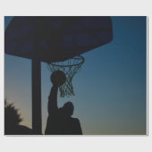 Basketball-Design Geschenkpapier (Flach)