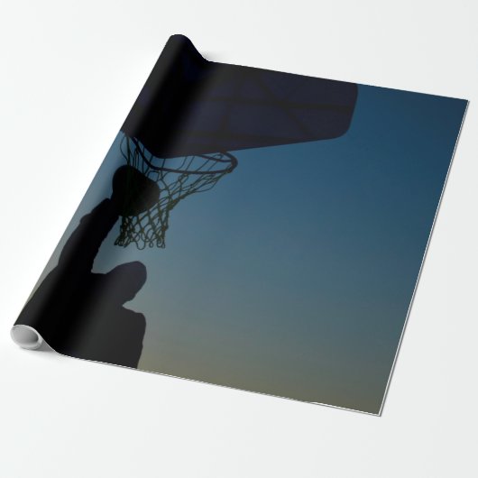 Basketball-Design Geschenkpapier (Ungerollt)