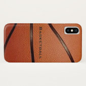 Basketball Design iPhone X Fall Case-Mate iPhone Hülle (Rückseite (Horizontal))