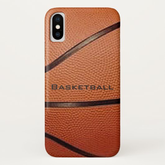Basketball Design iPhone X Fall Case-Mate iPhone Hülle (Rückseite)