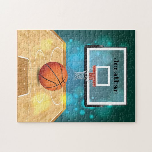 Basketball Design Jigsaw Puzzle (Horizontal)