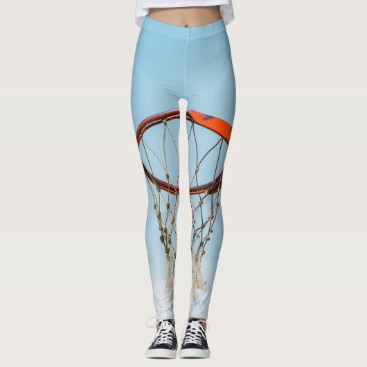 Basketball-Design Leggings (Vorderseite)