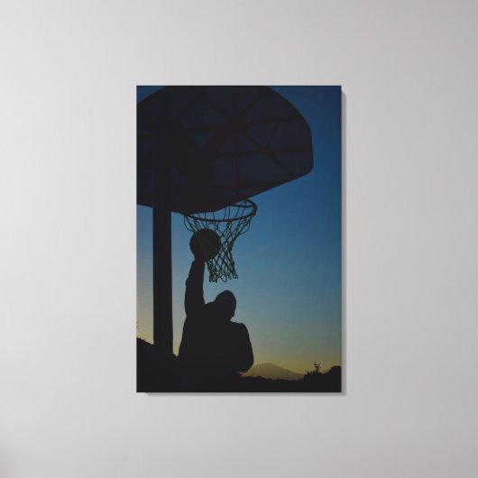 Basketball-Design Leinwanddruck (Vorderseite)