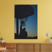 Basketball-Design Leinwanddruck (Insitu (Wohnzimmer))
