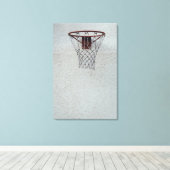 Basketball-Design Leinwanddruck (Insitu (Holzboden))