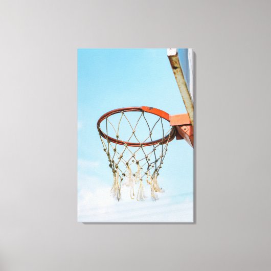 Basketball-Design Leinwanddruck (Vorderseite)
