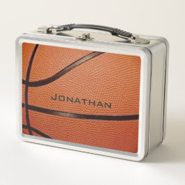 Basketball Design Metalldose Metall Lunch Box
