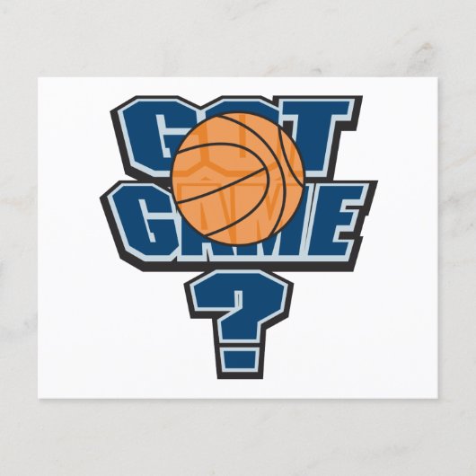 Basketball-Design mit Spiel-Elementen (Vorderseite)