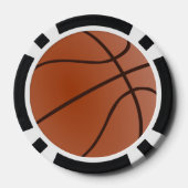 Basketball Design Poker Chips (Rückseite)