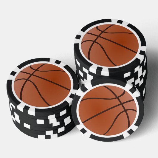 Basketball Design Poker Chips (Stapel)