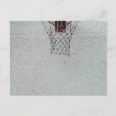 Basketball-Design Postkarte (Vorderseite)