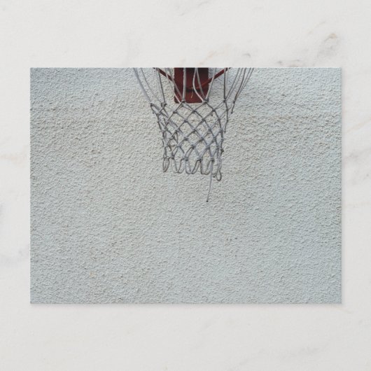 Basketball-Design Postkarte (Vorderseite)