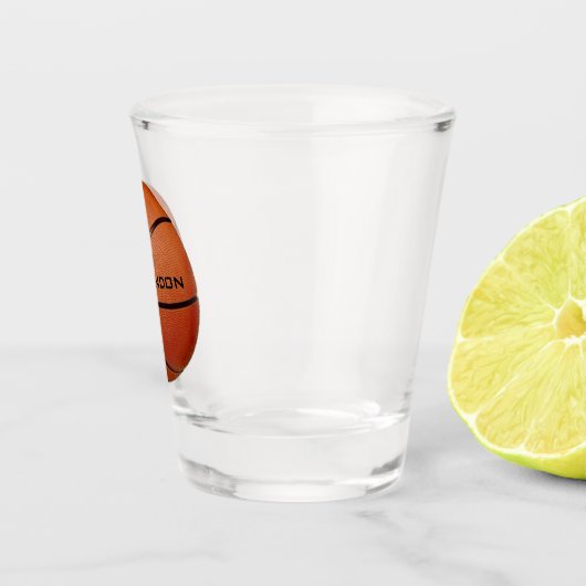Basketball Design Shotglas Schnapsglas (Rechts)