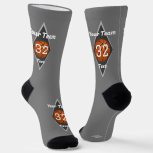Basketball-Design-Socken in jeder Farbe HAMbyWG Socken