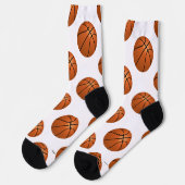 Basketball Design Socks HAMbWG Socken (Linkes Detail)