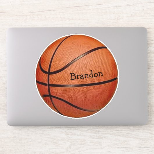Basketball-Design-Sticker Aufkleber (Computer)