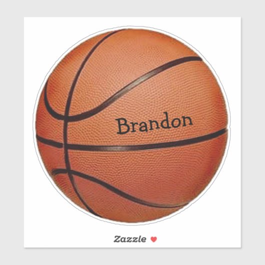 Basketball-Design-Sticker Aufkleber (Blatt)