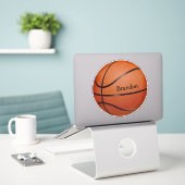 Basketball-Design-Sticker Aufkleber (Laptop auf Schreibtisch)