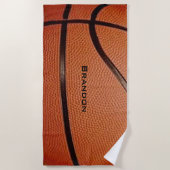 Basketball Design Strandtuch (Vorderseite)