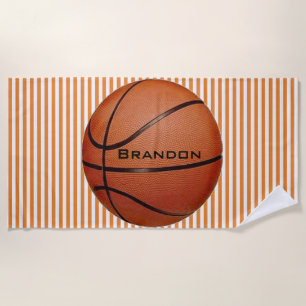 Basketball Design Strandtuch