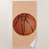 Basketball Design Strandtuch (Vorderseite)