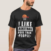 Basketball-Design T-Shirt (Vorderseite)