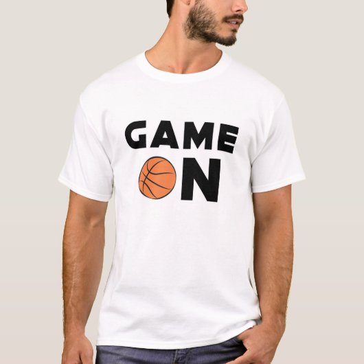 Basketball-Design T-Shirt (Vorderseite)