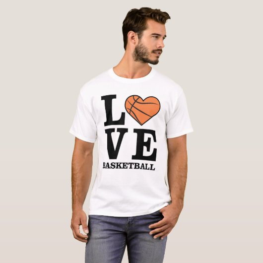 Basketball-Design T-Shirt (Vorne ganz)