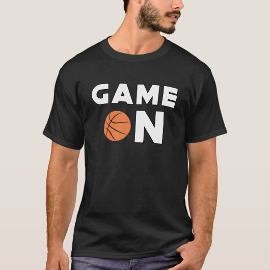 Basketball-Design T-Shirt (Vorderseite)