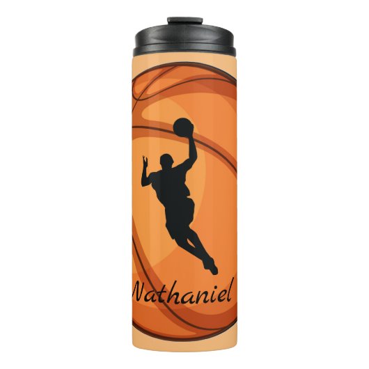 Basketball Design Thermal Tumbler Thermosbecher (Vorderseite)