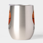 Basketball Design Thermal Wine Tumbler (Rechts)